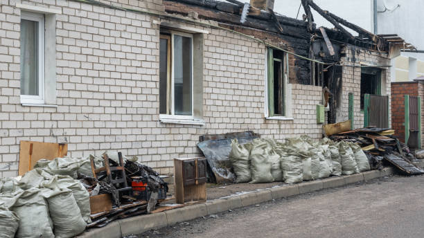 Professional Fire Damage Removal technician working in Carver, MN